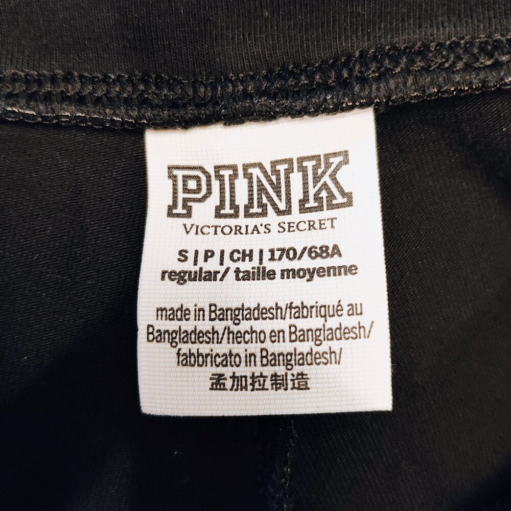 Pink Victoria's Secret Bundle! Pink Crew Neck and Pink Leggings, Size S, Used - Picture 9 of 9